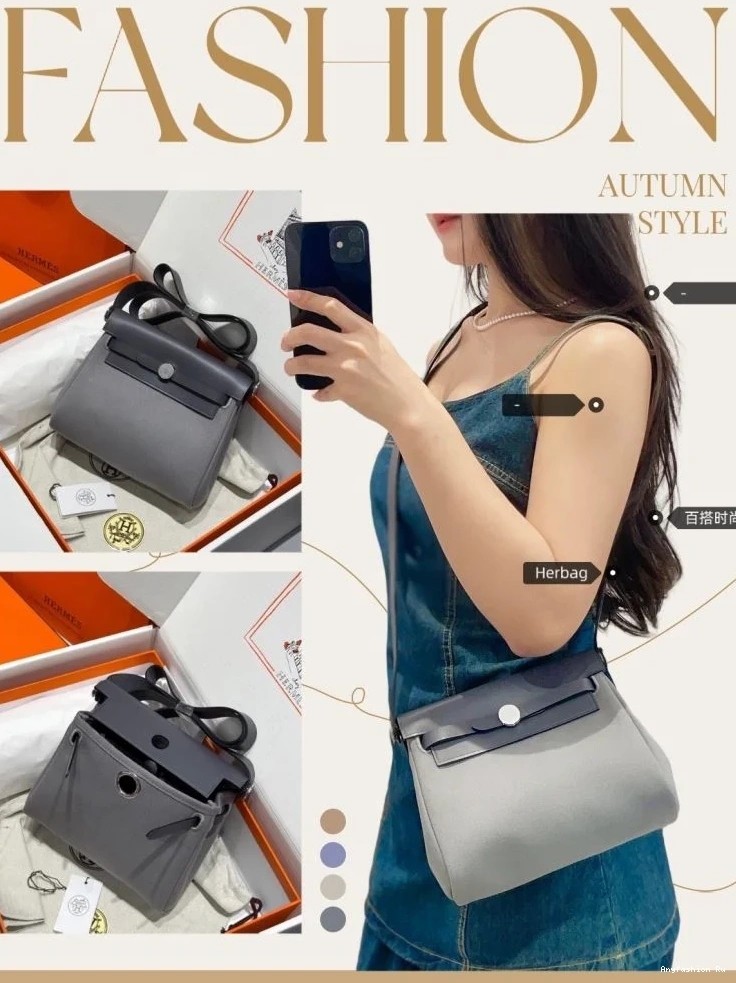48083 OnTrend Hermes Herbag Bags 0730